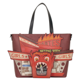 Loungefly  Beetlejuice - Beetlejuice Inferno Room Tote Bag with Coin Bag